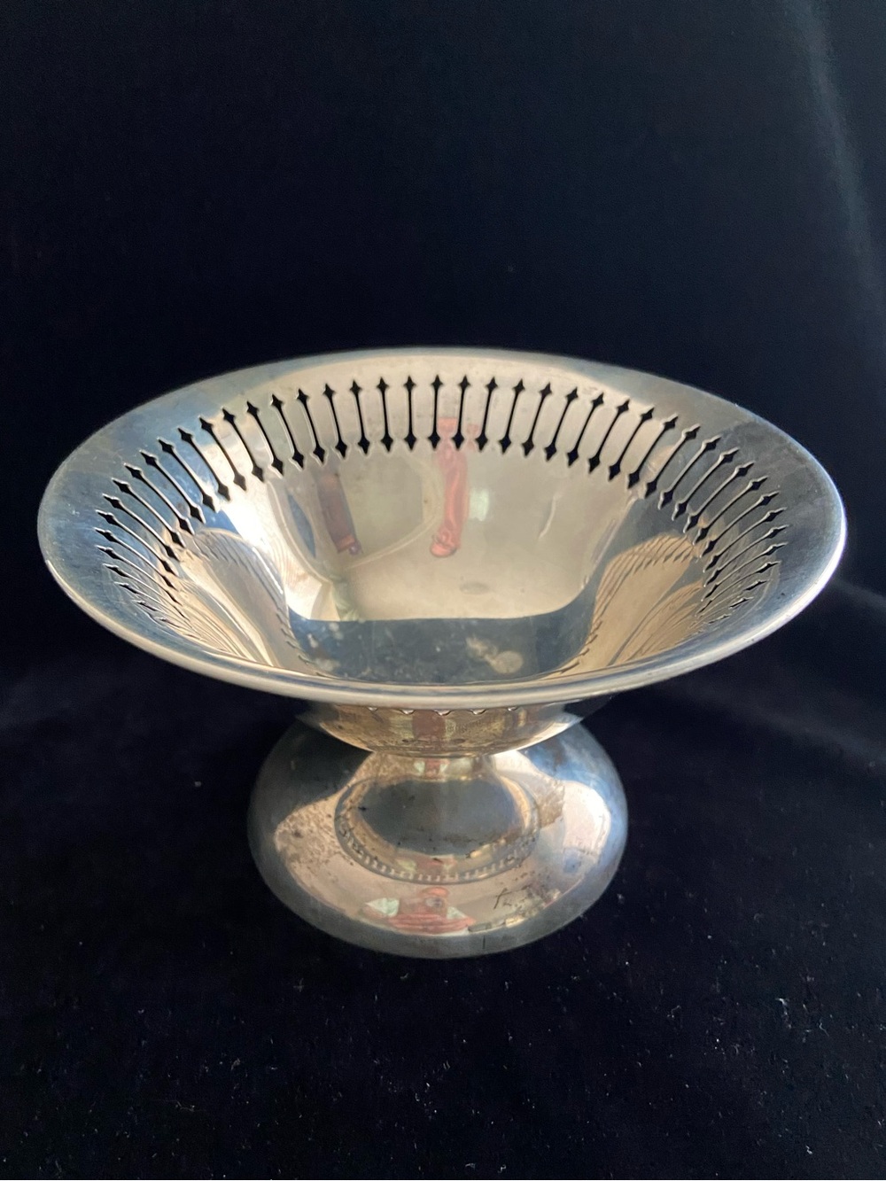 Vintage JW John Wanamaker Sterling 925/1000 Footed Bowl Stamped 98.42g